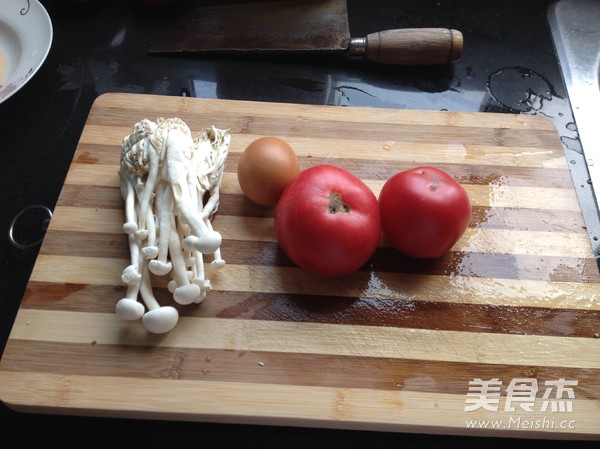 Seafood Mushroom Egg Soup recipe