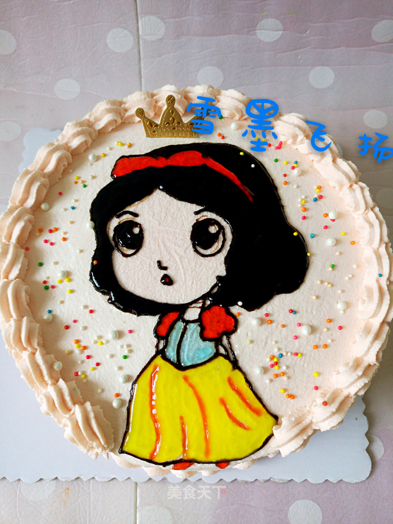 Snow White Birthday Cake