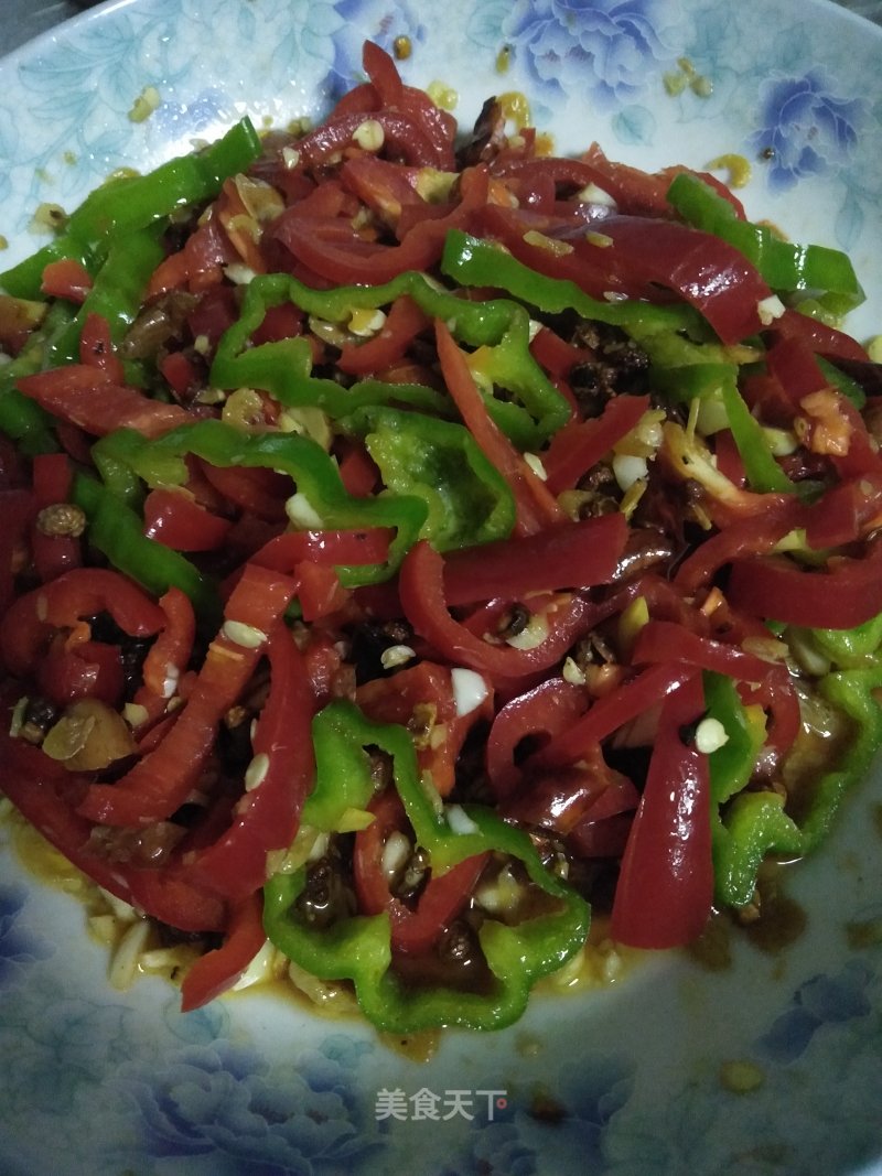 Green and Red Peppers recipe