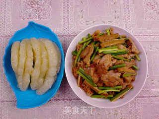 Garlic Scallop Pork Slices recipe