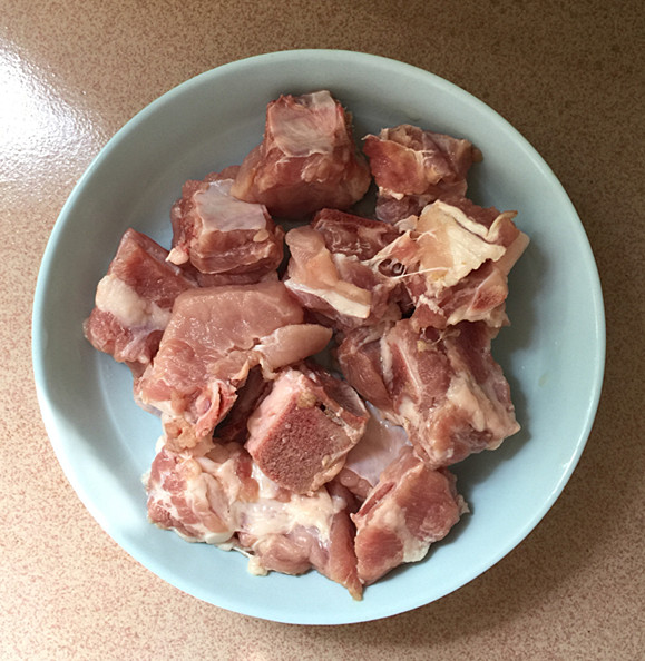 Braised Rice with Pork Ribs and Mixed Vegetables recipe