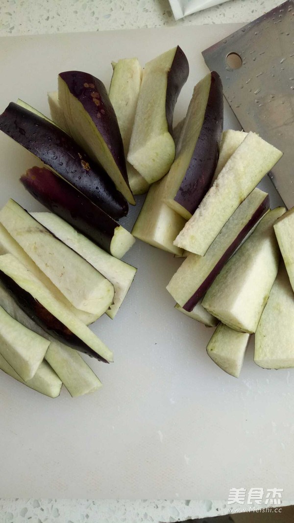Eggplant Stewed in Sauce recipe