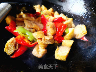 Stir-fried Chili with Tofu recipe