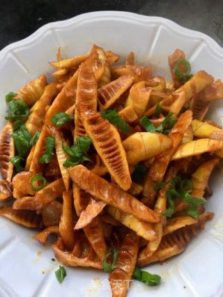 Braised Bamboo Shoots in Oil recipe