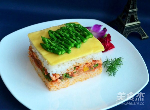 Salmon Rice Sandwich recipe