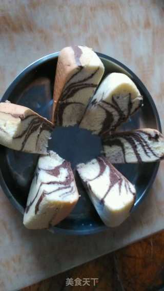 Rice Cooker Zebra Pattern Naked Cake recipe