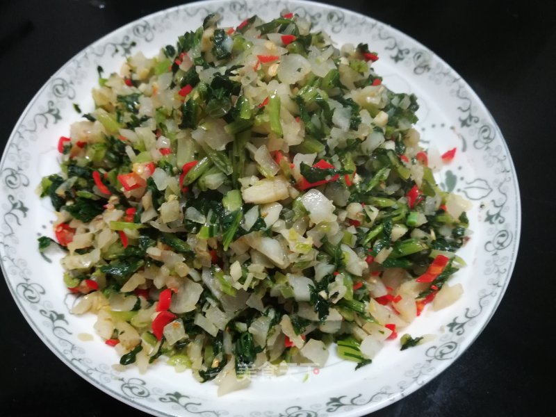 Vegetarian Stir-fried White Radish Cherry recipe