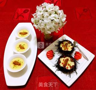 Sea Urchin Steamed Egg recipe