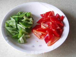 Stir-fried Rabbit Meat with Double Peppers recipe