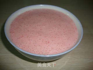 Milk Strawberry Mousse recipe