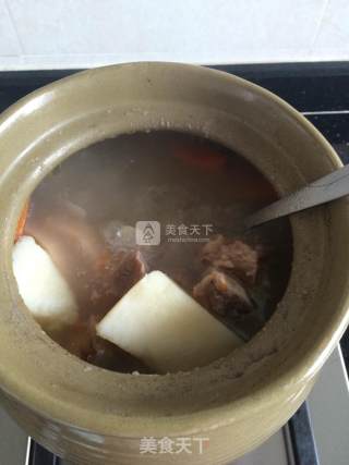 Lotus Root Carrot and Yam Soup recipe