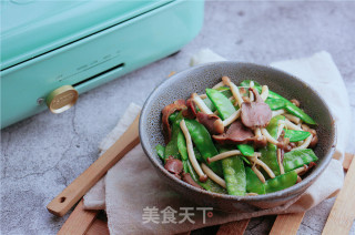 Stir-fried Duck Gizzards with Double Vegetables recipe