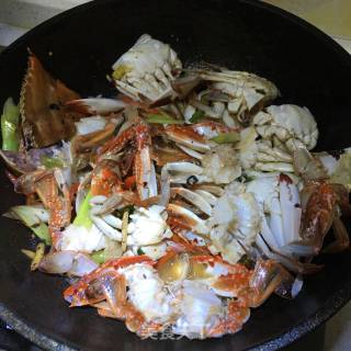 Stir Fried Flower Crab recipe