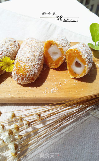 #四session Baking Contest and is Love to Eat Festival#pumpkin Rice Cake Rolls recipe