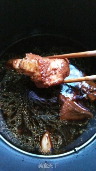 Stir-fried Mushroom Rice with Braised Pork recipe