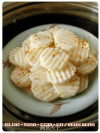 [steamed Osmanthus Yam] Super Simple recipe