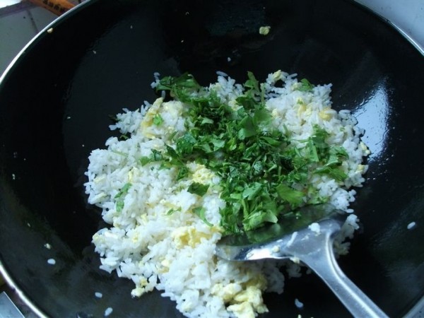 Celery Egg Fried Rice recipe