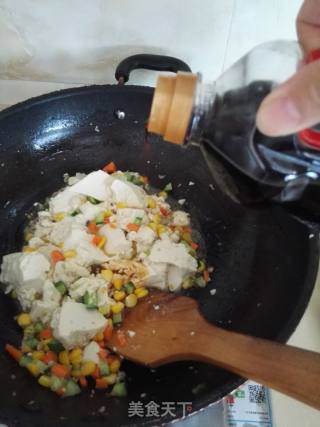 Colorful Shrimp Tofu recipe