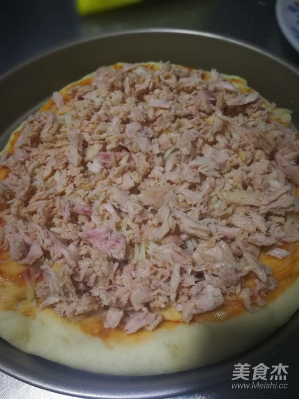 Tuna and Shrimp Pizza recipe