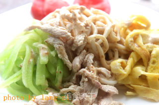 Noodles with Salad Sauce recipe