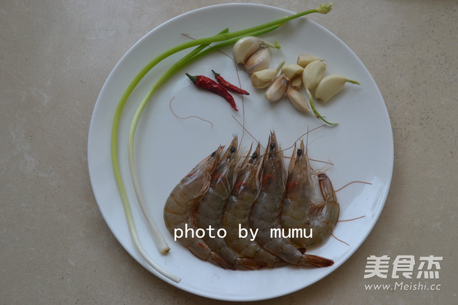 Oil-free Garlic Open Back Shrimp recipe