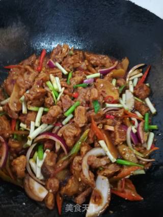 Spicy Crispy Pork with Oyster Sauce recipe
