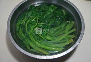 Spinach with Cashew Nuts recipe