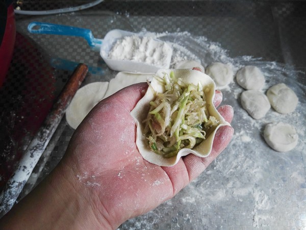 Gourd Vegetable Steamed Dumplings recipe