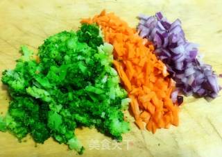 Mashed Potatoes, Shrimp, Vegetables and Cheese recipe