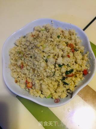 Fried Okara recipe