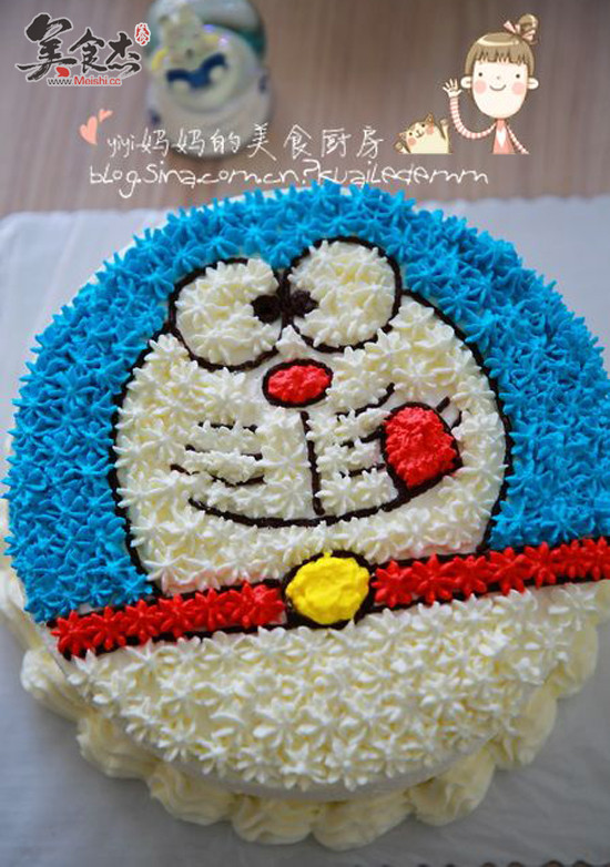 Doraemon Birthday Cake recipe