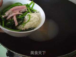 Potato Leaf Noodle Soup recipe