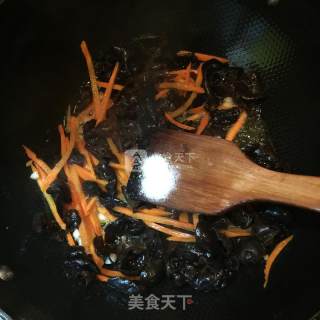 Vegetarian Fried Black Fungus recipe