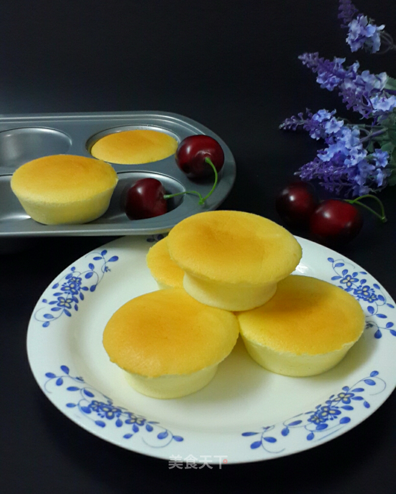 #aca烤培明星大赛#six Continuous Mold Yogurt Cake recipe