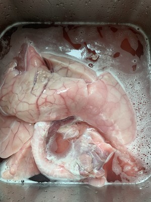 Clean Pig Lungs recipe