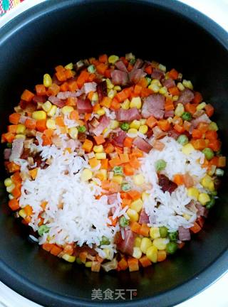 Braised Rice with Bacon recipe