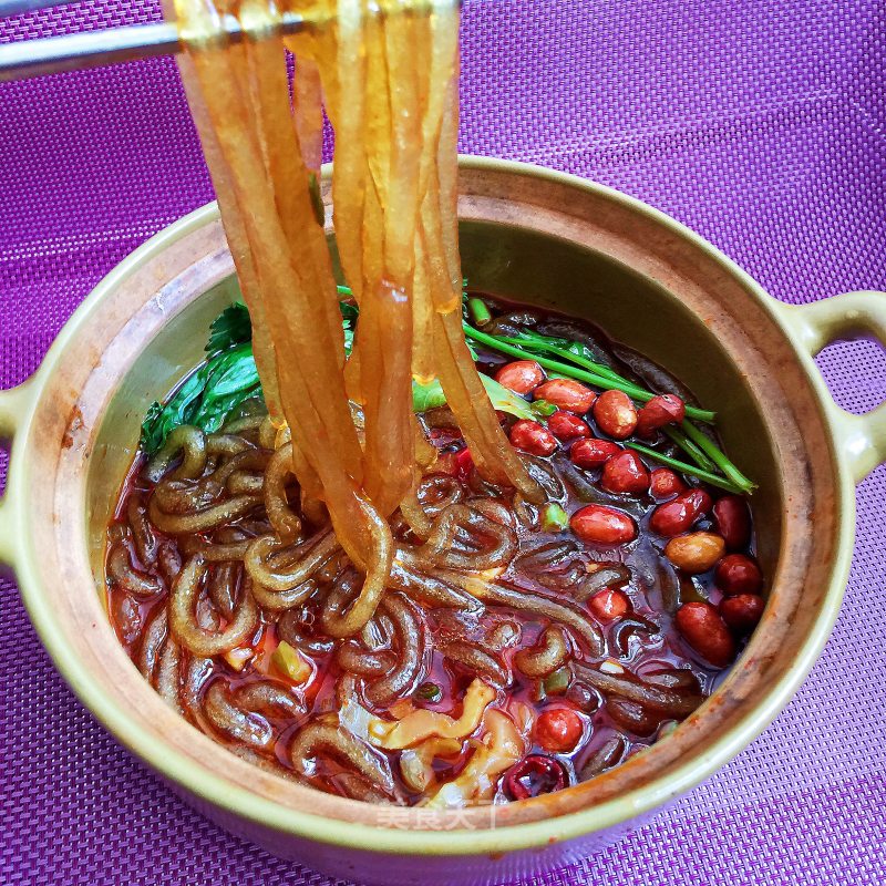 Delicious Hot and Sour Noodles recipe