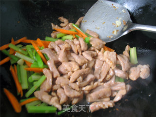Stir-fried Celery Tenderloin recipe