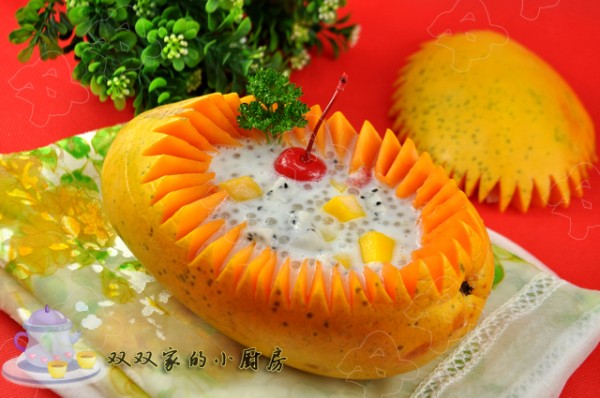 Coconut Milk Sago Fruit Fish recipe