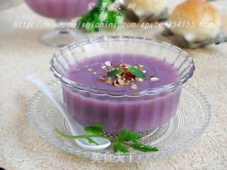 Let Children Like Breakfast More-purple Sweet Potato Rice Cereal recipe