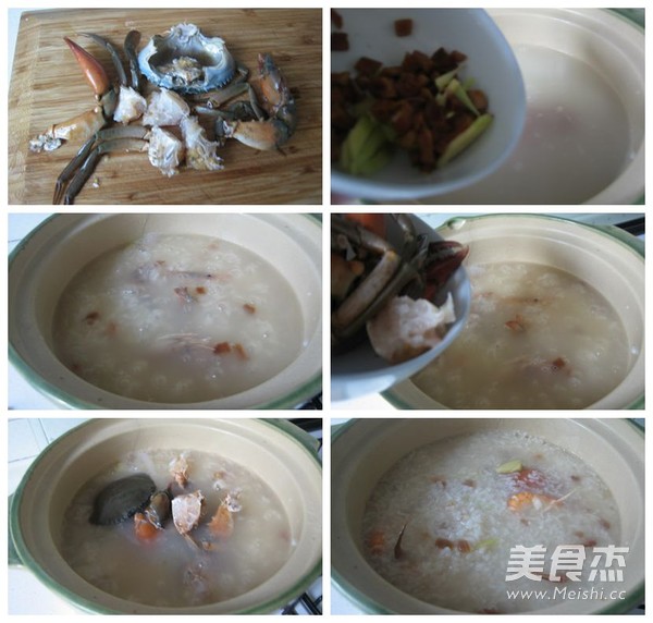 The Most Delicious Student Breakfast Porridge-crab Seafood Porridge recipe