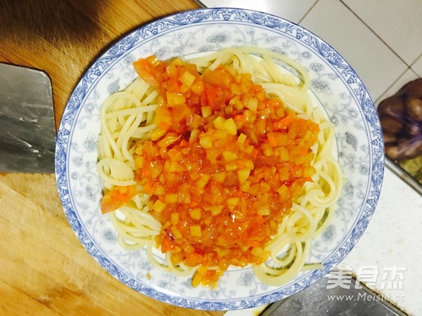 Spaghetti with Meat Sauce recipe