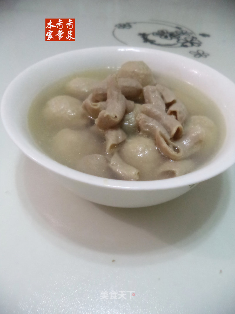 Small Intestine Meatball Soup recipe