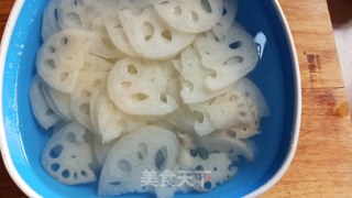 Red Oil Lotus Root Slices recipe