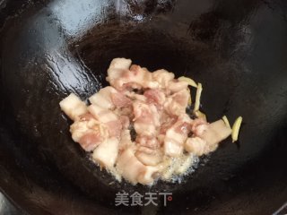 Stir-fried Pleurotus Eryngii with Pork Belly recipe