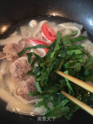 Beef Tendon Noodles in Broth recipe