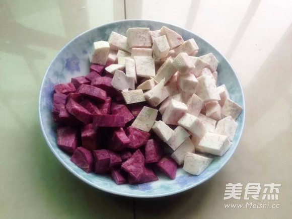 Purple Sweet Potato and Sago Sauce recipe