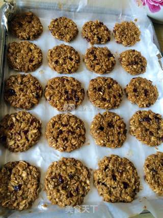 Cranberry Coffee Oatmeal Cookies recipe