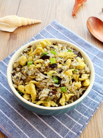 Fried Rice with Olive Vegetable and Egg recipe