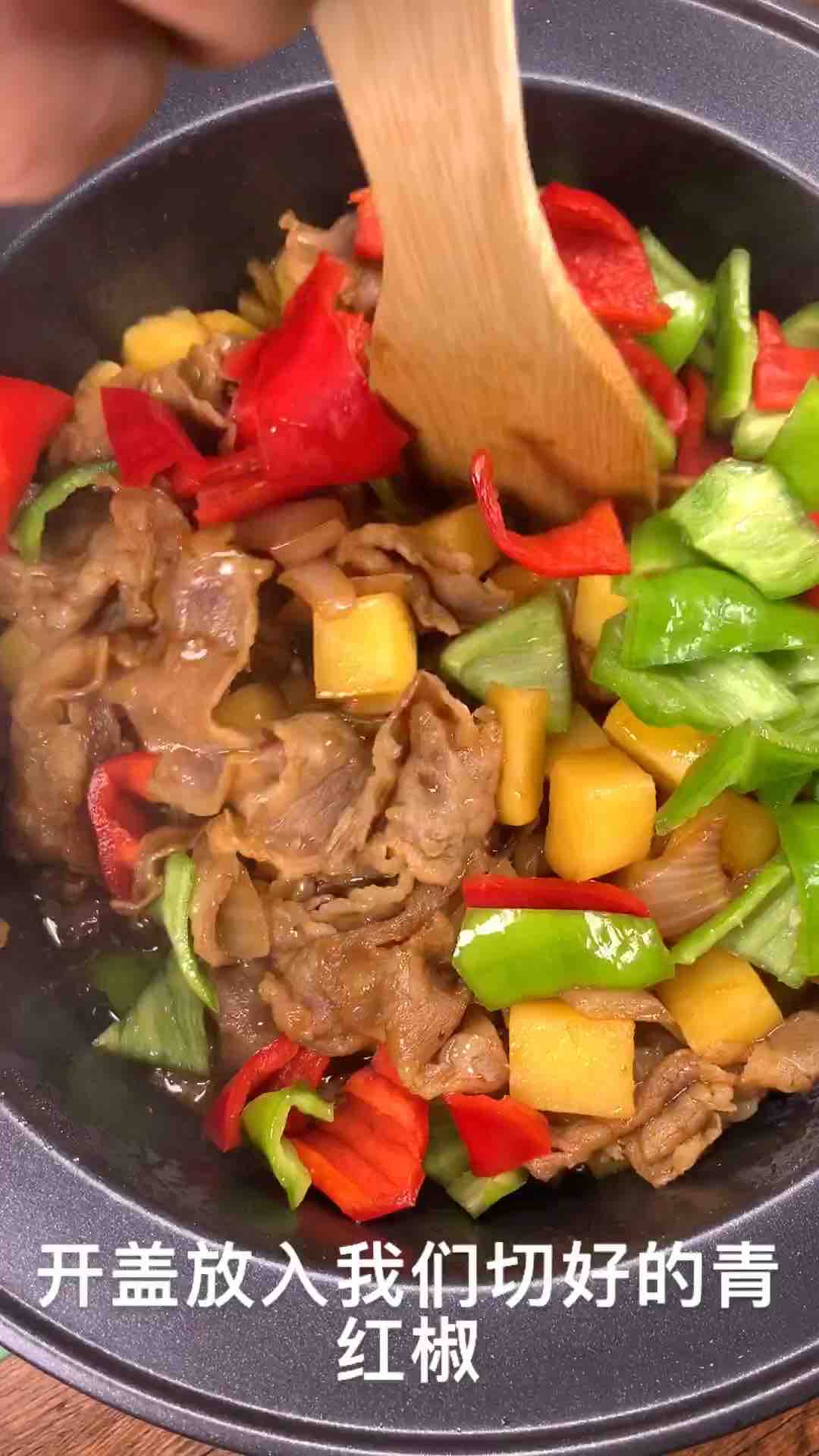 Spicy Potato Beef Roll recipe